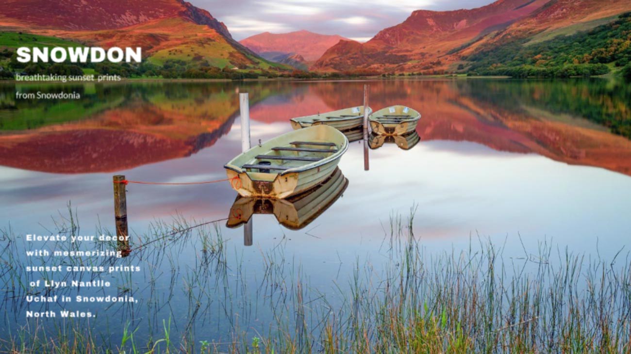 Llyn Nantlle Uchaf Snowdonia Photography Prints For Sale North Wales