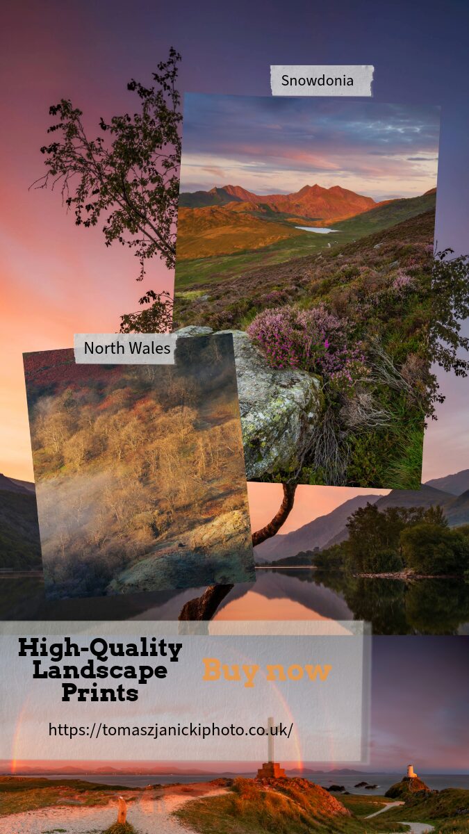 Wales mountain landscape prints for sale