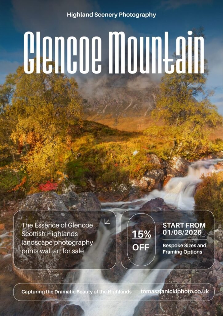 Glencoe Scottish Highlands landscape photography prints wall art for sale